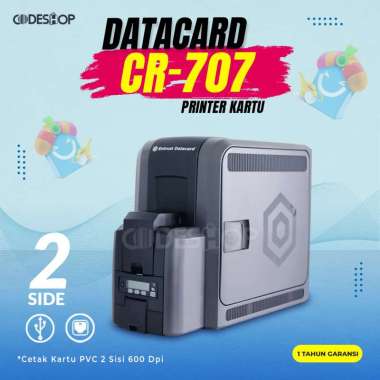 ENTRUST CR 707 PRINTER ID CARD DUAL SIDE CETAK KTP DISDUKCAPIL 600 DPI USB LAN