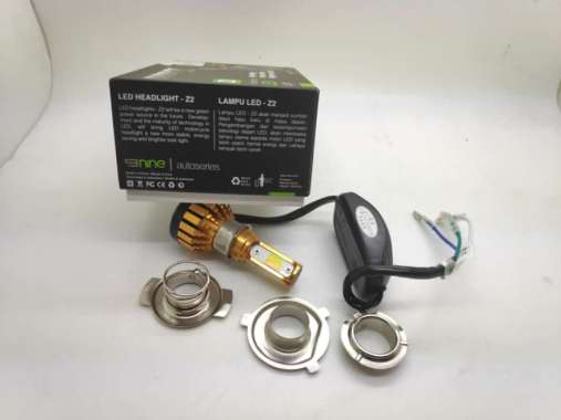 Luminos Lampu Depan Led Motor for Kawasaki Ninja 250 - Yamaha R25 - Vixion - R15 OLD & Honda CBR WHI