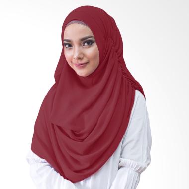 Jual Milyarda Hijab Nurmala Kerudung Instan - Maroon 