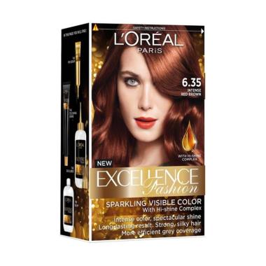 Jual L'Oreal Paris Excellence Crème Hair Color - #6.35 