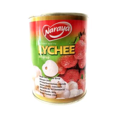 Jual Naraya Lychee In Syrup Canned Minuman Buah Leci