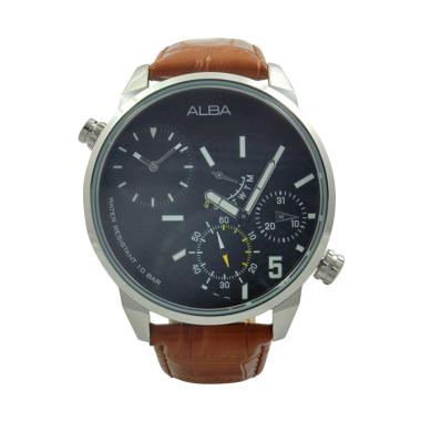 Jual Alba Original Leather Strap Jam Tangan Pria A2A007 