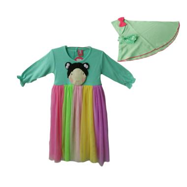 Jual Petite Bear Baju  Gamis  Rainbow Anak Perempuan Tosca 