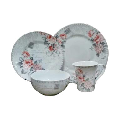 Jual Sango  Dinner Set Bijou Rose Set Perlengkapan Makan 