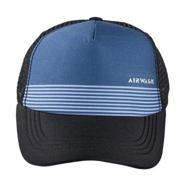 Jual Airwalk Kaleb Mesh Back Trucker Cap Topi - Navy