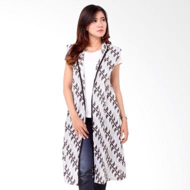 Jual Batik Distro BA8163 Tanpa Lengan Cardigan Wanita Jual Batik Distro BA8163 Tanpa Lengan Cardigan Wanita