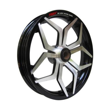 Jual POWER Star Set Velg Motor for Mio M3 - Black Chrome 