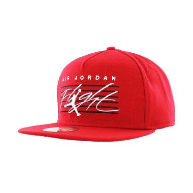 Jual Jersi Clothing Air Jordan Snapback Topi Pria - Red