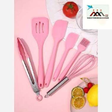 6 In 1 Spatula Set / Silikon Spatula Set / Baking Silikon Spatula Set