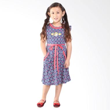 Jual S urfer Girl Junior 7CORA Dress Anak - Navy Online