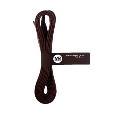 Jual Mr. Shoelaces Tali Sepatu Lilin Gepeng 6-7mm - Brown