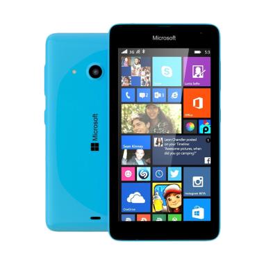 Jual Microsoft Lumia 535 RM1090 Handphone - Cyan [Dual SIM