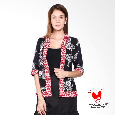 Jual Tobal Batik Motif Bunga Matahari Akar Kayu Blouse ...