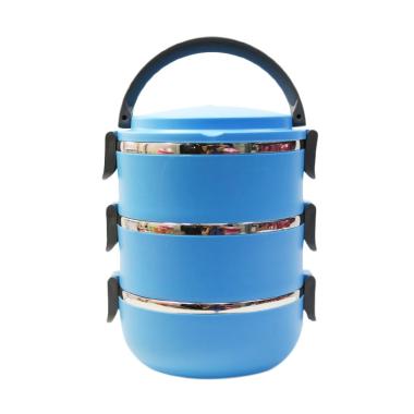 Jual MIIBOX Stainless Warna Rantang Lunch Box - Biru [3