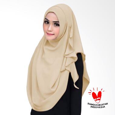 Jual Milyarda Hijab Instant Flowing Jilbab Instant - Cream