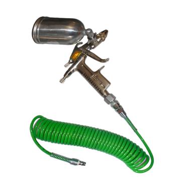 jual meiji r2 tabung atas spray gun with selang sepiral 9 m silver harga kualitas jual meiji r2 tabung atas spray gun with selang sepiral 9 m silver harga kualitas