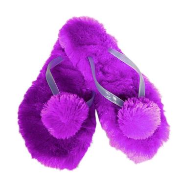 jual buatan ibu bundatwin aplikasi rasfur sandal bulu ungu harga kualitas terjamin jual buatan ibu bundatwin aplikasi rasfur sandal bulu ungu harga kualitas terjamin