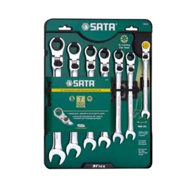 Jual Sata Tools 09082 XL Rachet Flex Head Set Kunci Ring 