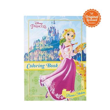 Jual Disney Princess Coloring Book Large Dream Big Buku