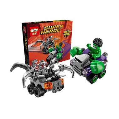 Jual Lepin Super Heroe Mighty Micros Hulk Blocks 