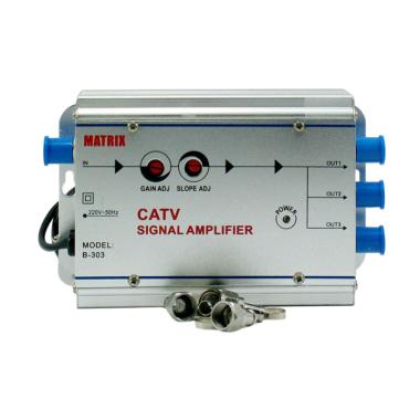 Jual Matrix Splitter 3Way Penguat Booster Sinyal TV Indoor