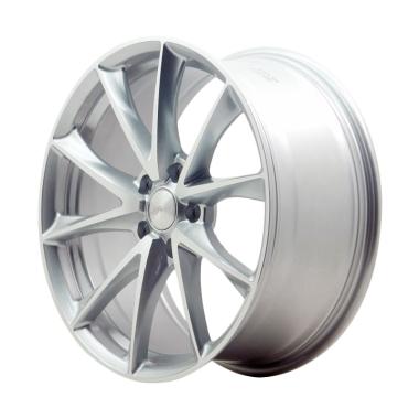 Jual HSR Wheel HRE JD204 Silver Machine Face Velg Mobil 