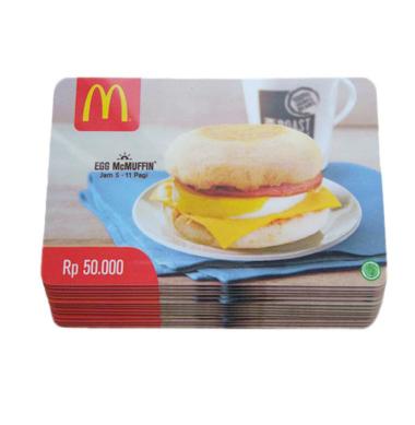 Jual EXTRA BONUS - McDonalds Gift Card Rp 500.000 + BONUS 