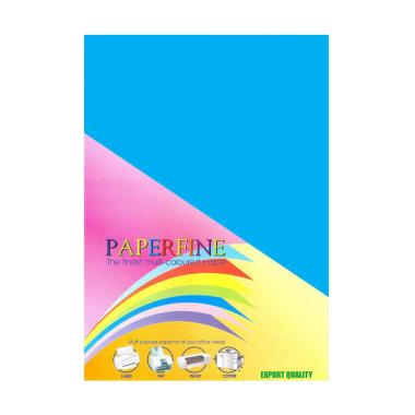 Jual Paperfine Kertas HVS Warna A4 Saffron Coklat Muda