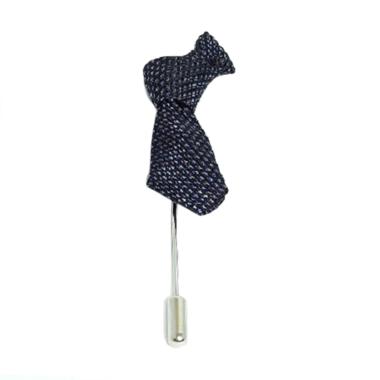 Houseofcuff Bros Jas Wedding Best Manneck Tie Lapel Pin - Blue Biru