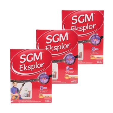 Jual Buy 3 SGM Eksplor 5 Plus Susu Formula - Madu [Box