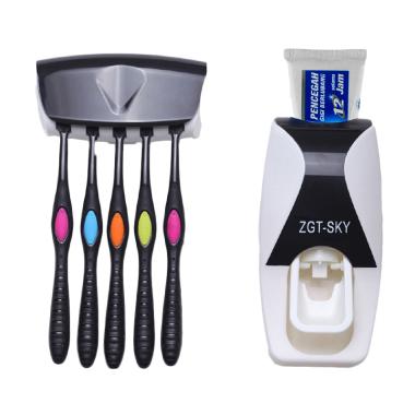 J   ual DQueeny Shop ZGT SKY Dispenser Odol dan Tempat Sikat