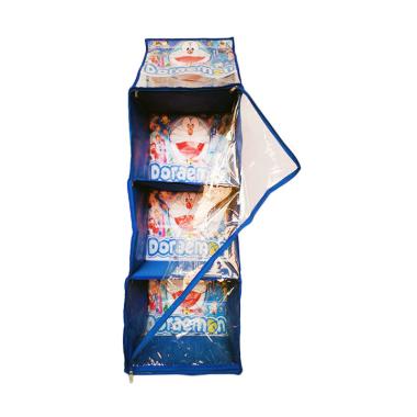 Jual Jejo Zipper Doraemon Hanging Clothes Organizer Rak Jual Jejo Zipper Doraemon Hanging Clothes Organizer Rak