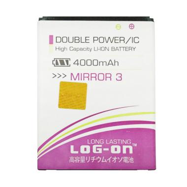 Jual Log On Double Power and IC Battery for OPPO F1 [4000
