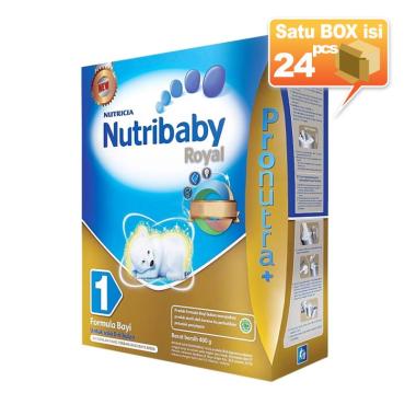 Jual Nutribaby Royal ProNutra 1 Susu Formula Box 400gr [24