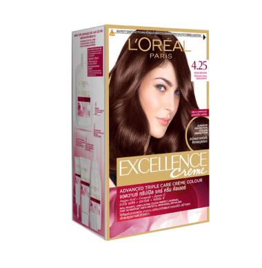 Jual L'Oreal Paris Excellence Crème Hair Color - #4.25 