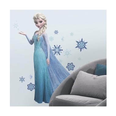 Jual Frozen Elsa Giant Wall Decal With Glitter Wallpaper 