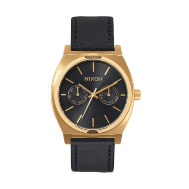 jual nixon a9271604 time teller deluxe leather analog jam tangan pria gold jual nixon a9271604 time teller deluxe leather analog jam tangan pria gold