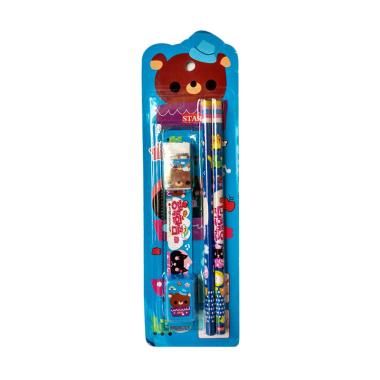 Jual Orange's Kartun Set Alat Tulis - Biru Online - Harga