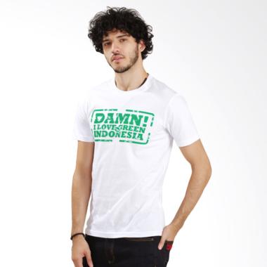 Jual Damn! Signature Male Organic Mint Hamplas T-Shirt