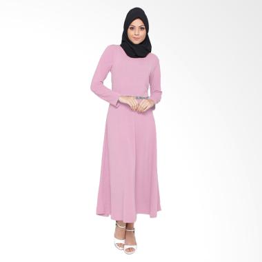 jual jfashion premium gamis polos variasi renda tangan panjang diana pink harga jual jfashion premium gamis polos variasi renda tangan panjang diana pink harga