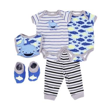jual chloebaby shop jumper shark f993 set 5in1 pakaian bayi multicolour harga jual chloebaby shop jumper shark f993 set 5in1 pakaian bayi multicolour harga