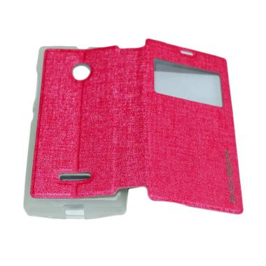 Easy Bear Leather Cover Sarung Untuk Nokia Lumia N532 Ungu 