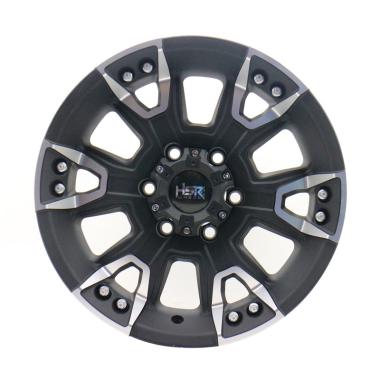  Jual  HSR  Wheel EMR 904 JT904 Semi Matte Black Machine Face 