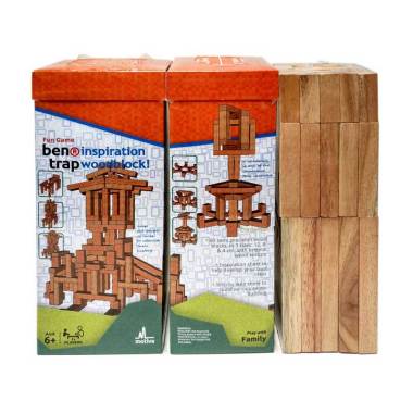 Jual Lokal Bentrap Inspiration Wood Block Mainan Blok 