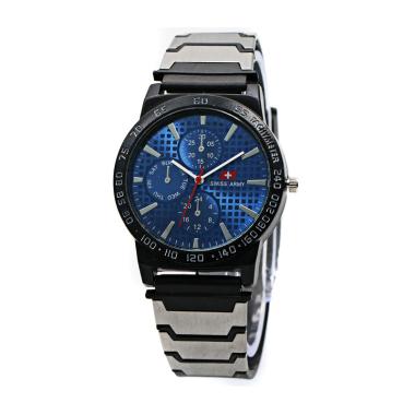 jual swiss army sa003m rubber combi stainless jam tangan pria biru harga jual swiss army sa003m rubber combi stainless jam tangan pria biru harga