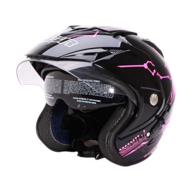 Jual MSR Helmet Impressive Protect Double Visor Helm Half 