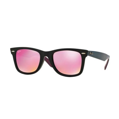 Jual Ray-Ban Wayfarer Rb2140F 11744T Sunglasses - Black 