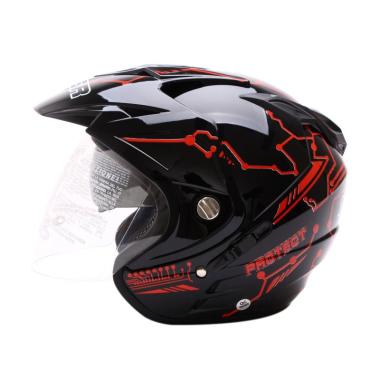 Jual MSR Helmet Impressive Protect Double Visor Helm Half