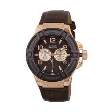 Jual Guess Rigor W0040G3 Jam Tangan Pria - Brown Online 