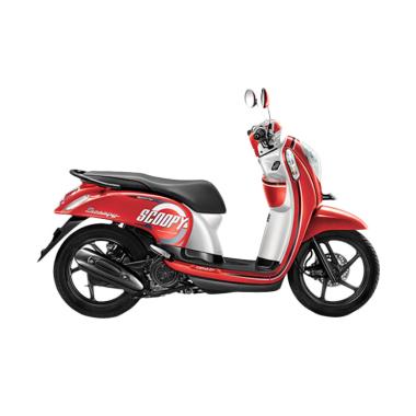 Jual Honda New Scoopy eSP Sporty Sepeda Motor - Estate Red 